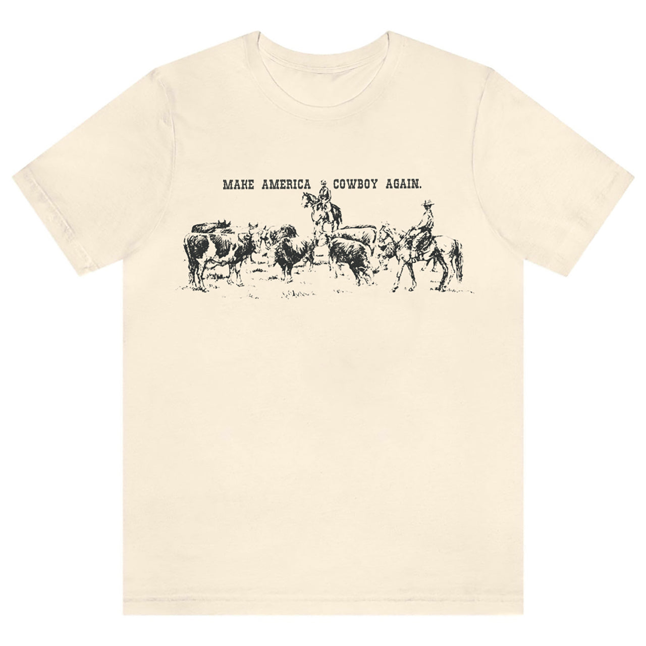 Make America Cowboy Again Patriotic Shirt