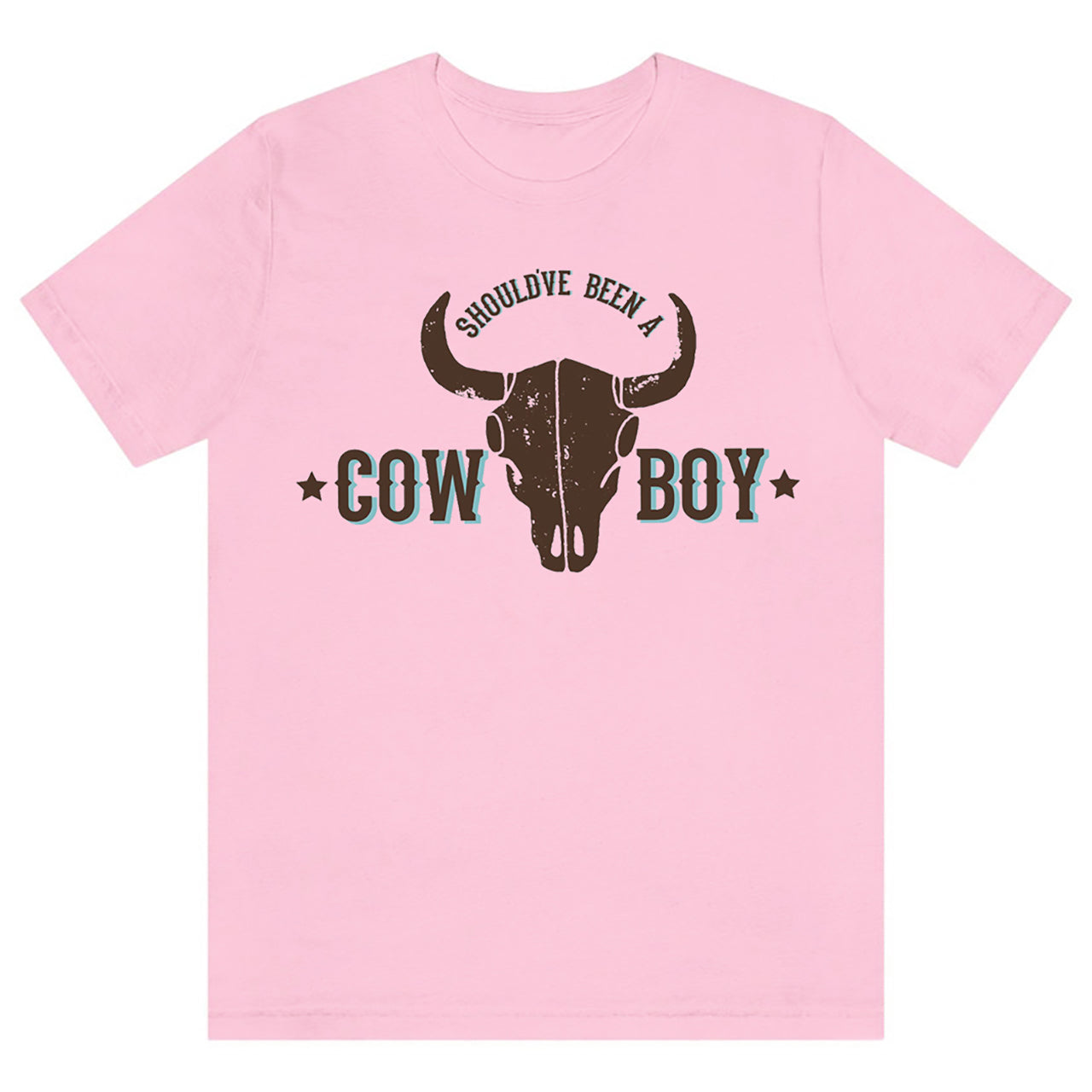 Distressed Design Should've Been A Cowboy Tees
