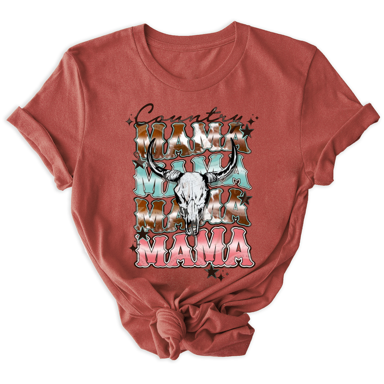 Western Country Mama Cowgirl T-shirt