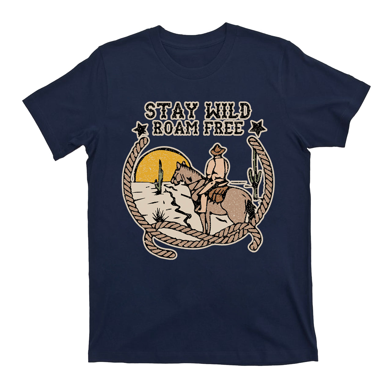 Stay Wild Western Cowboy T-Shirt