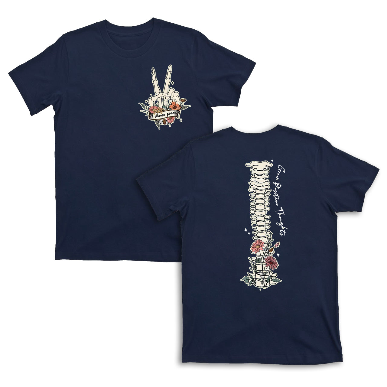 Grow Positive Thoughts Western Cowboy T-shirts