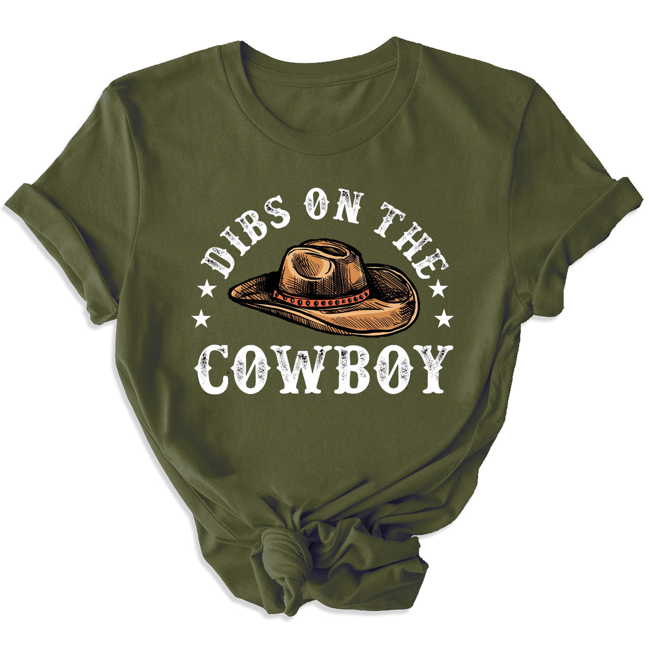 Dibs On The Cowboy Western Tees