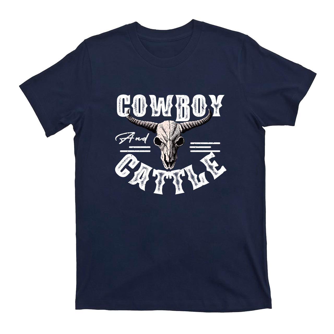 Cowboy And Cattle Western Cowboy T-Shirts