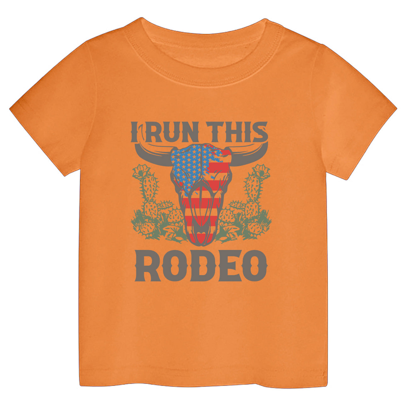 I Run This Rodeo Cowboy Kids T-shirt