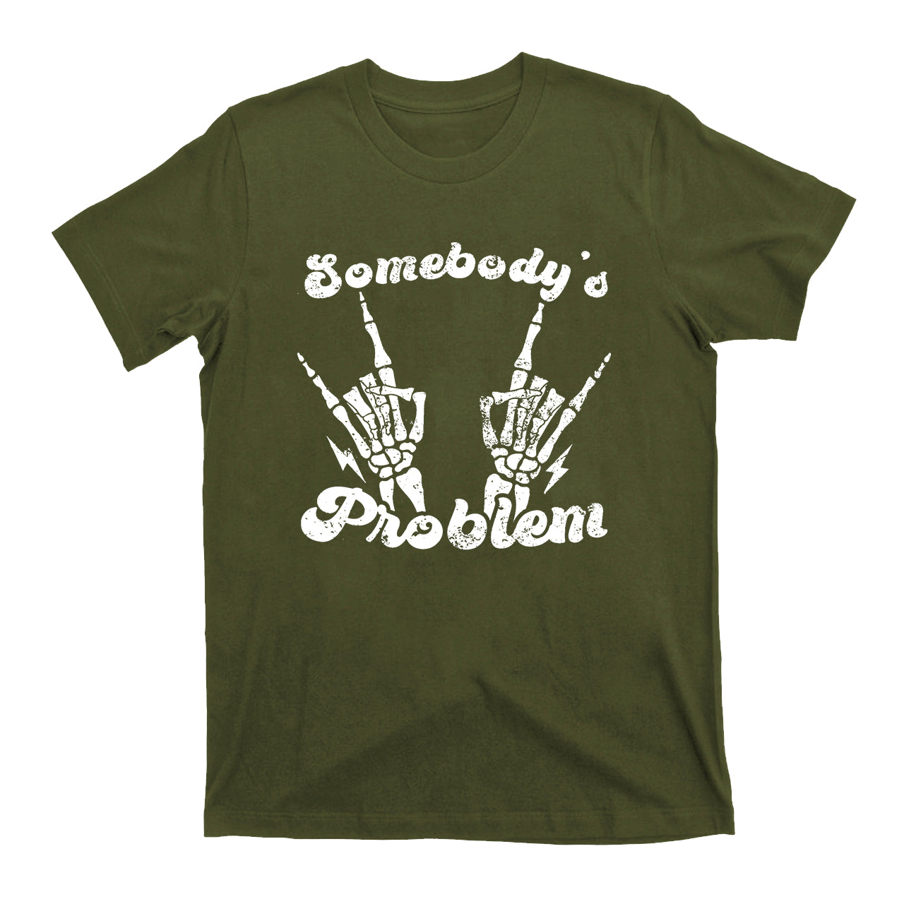 Somebody's Problem Rock Hands Cowboy T-Shirts