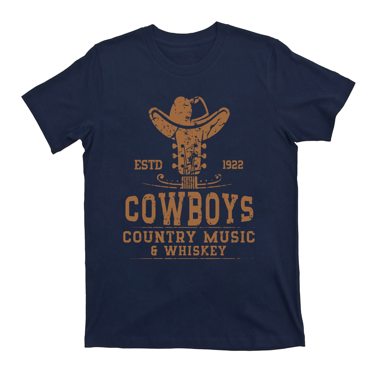 Country Music Whiskey Western Cowboy T-Shirt