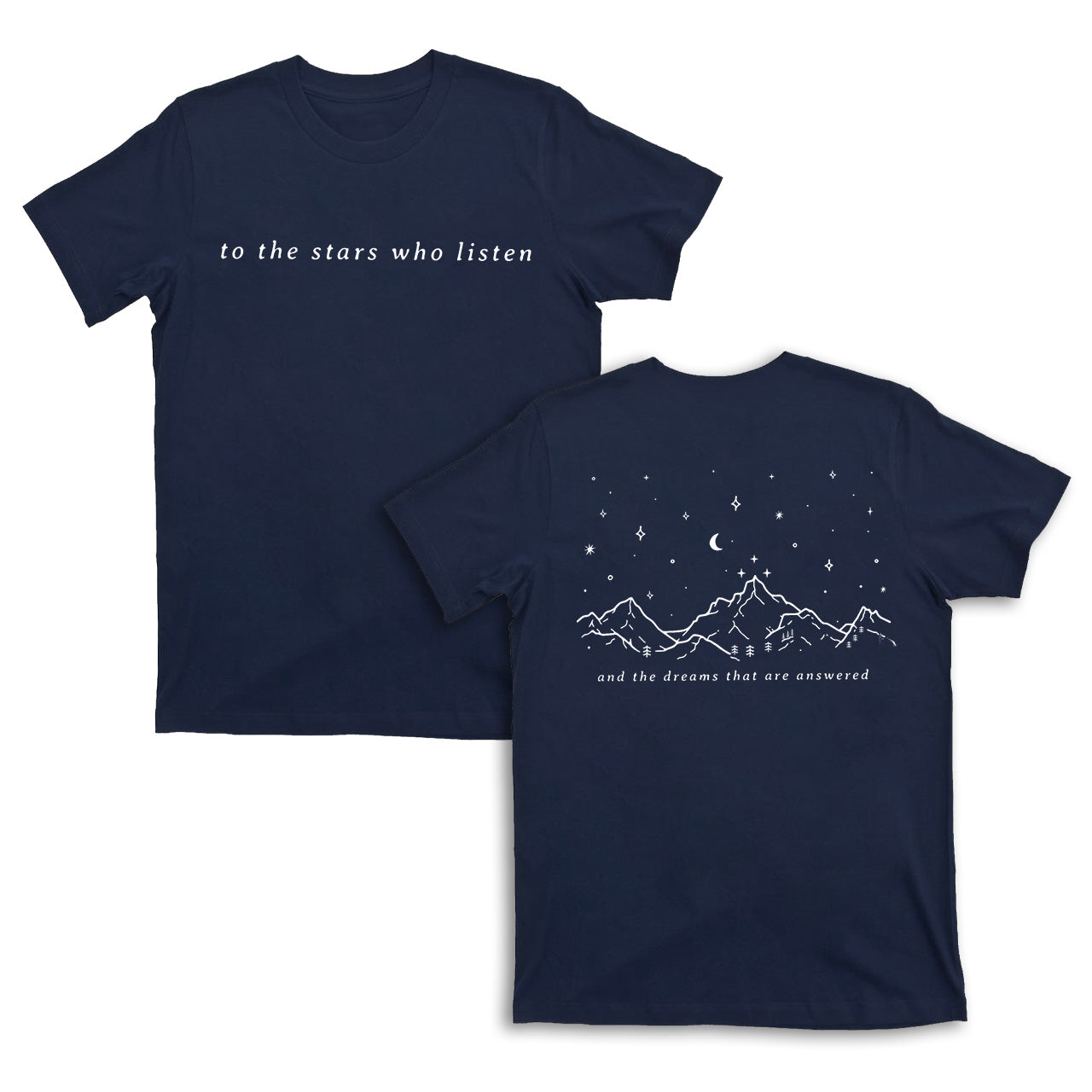 To The Stars Who Listen Western Cowboy T-shirts