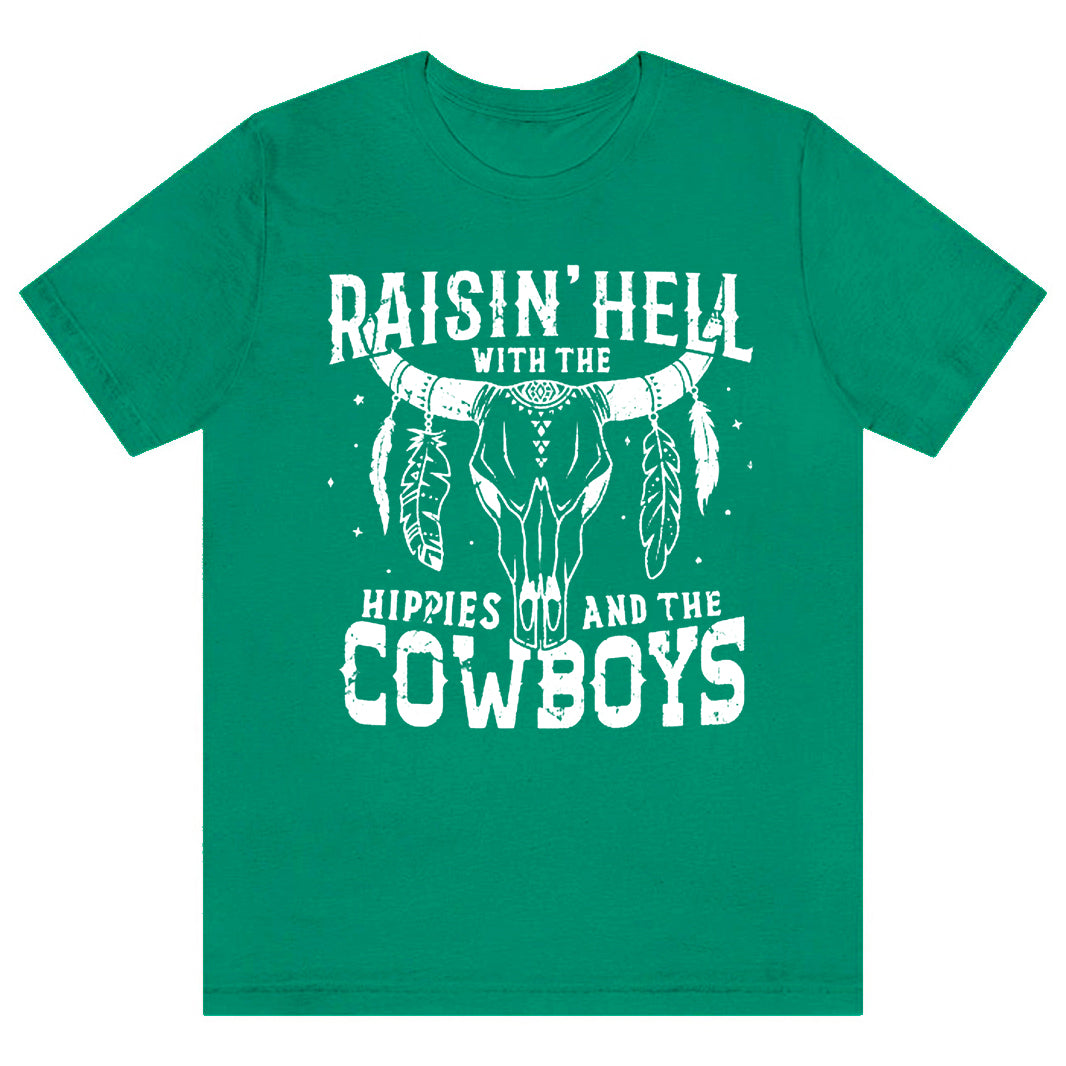Raisin Hell With The Hippies T-shirts