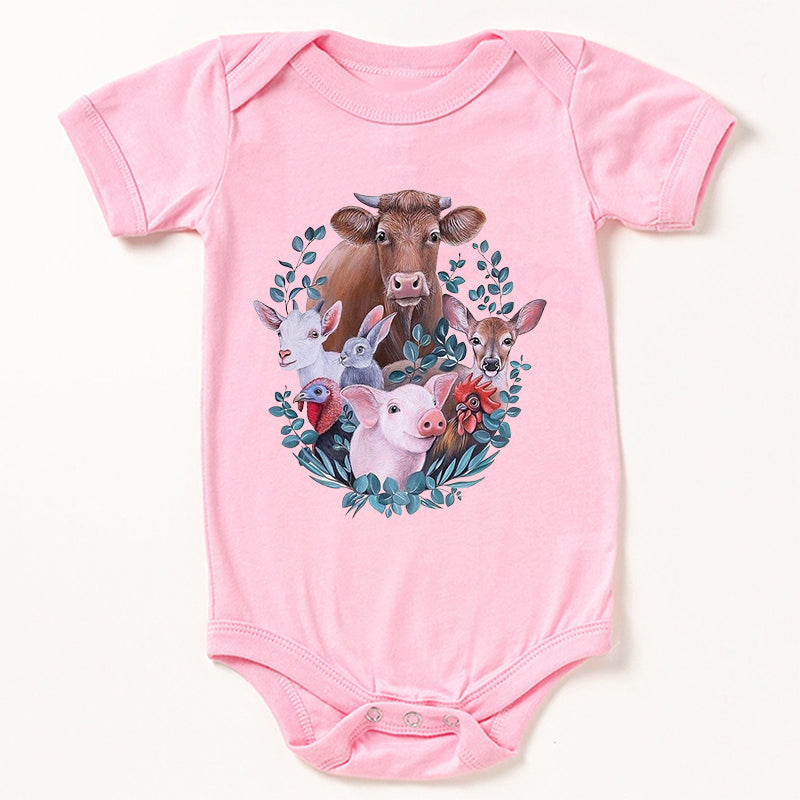 Farm Friends Baby Bodysuit