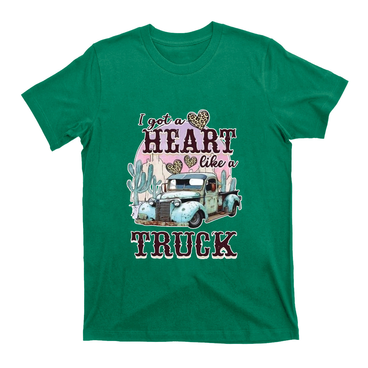I Got A Heart Like A Truck Western Cowboy T-shirts