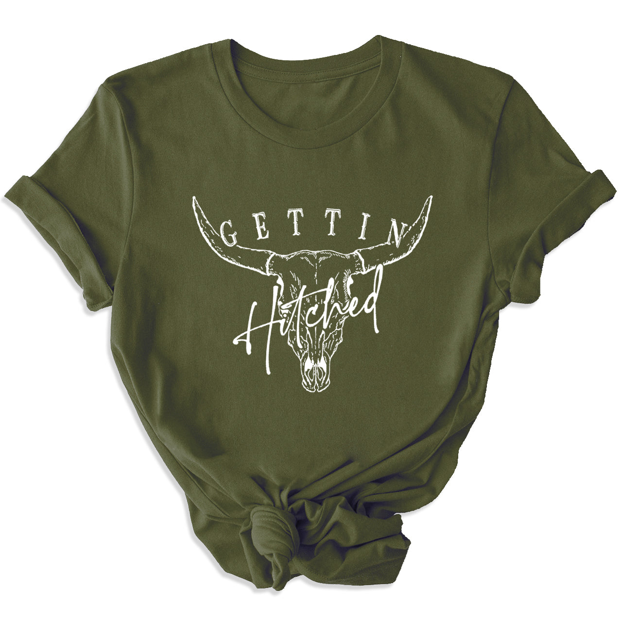 Getting Team Bride Hitched Rowdy Shirts