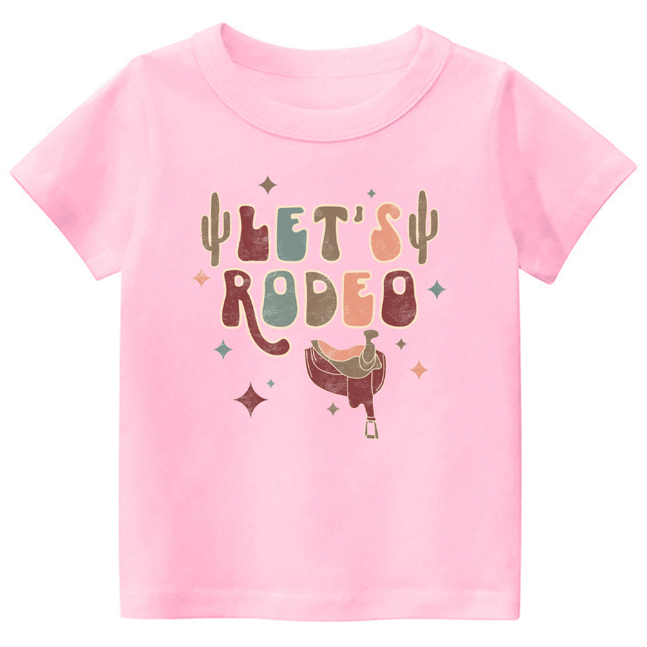 Lets Rodeo Funny Cowboy Kids T-shirt