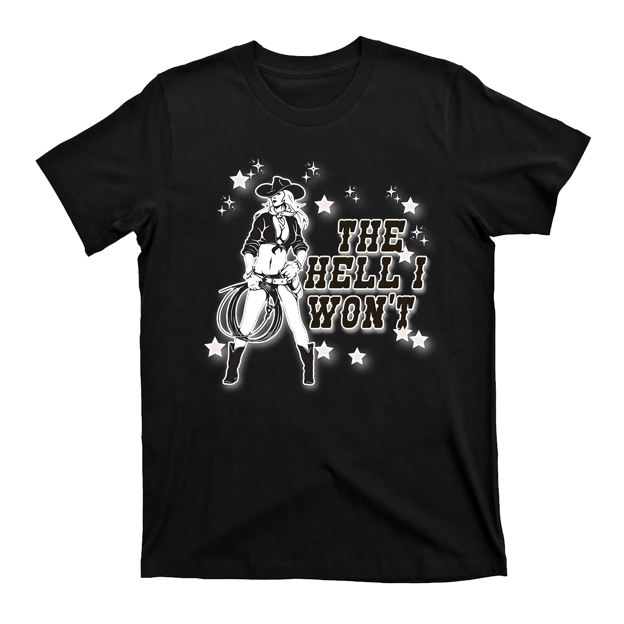 Western Cowgirl-The Hell I Want T-Shirts