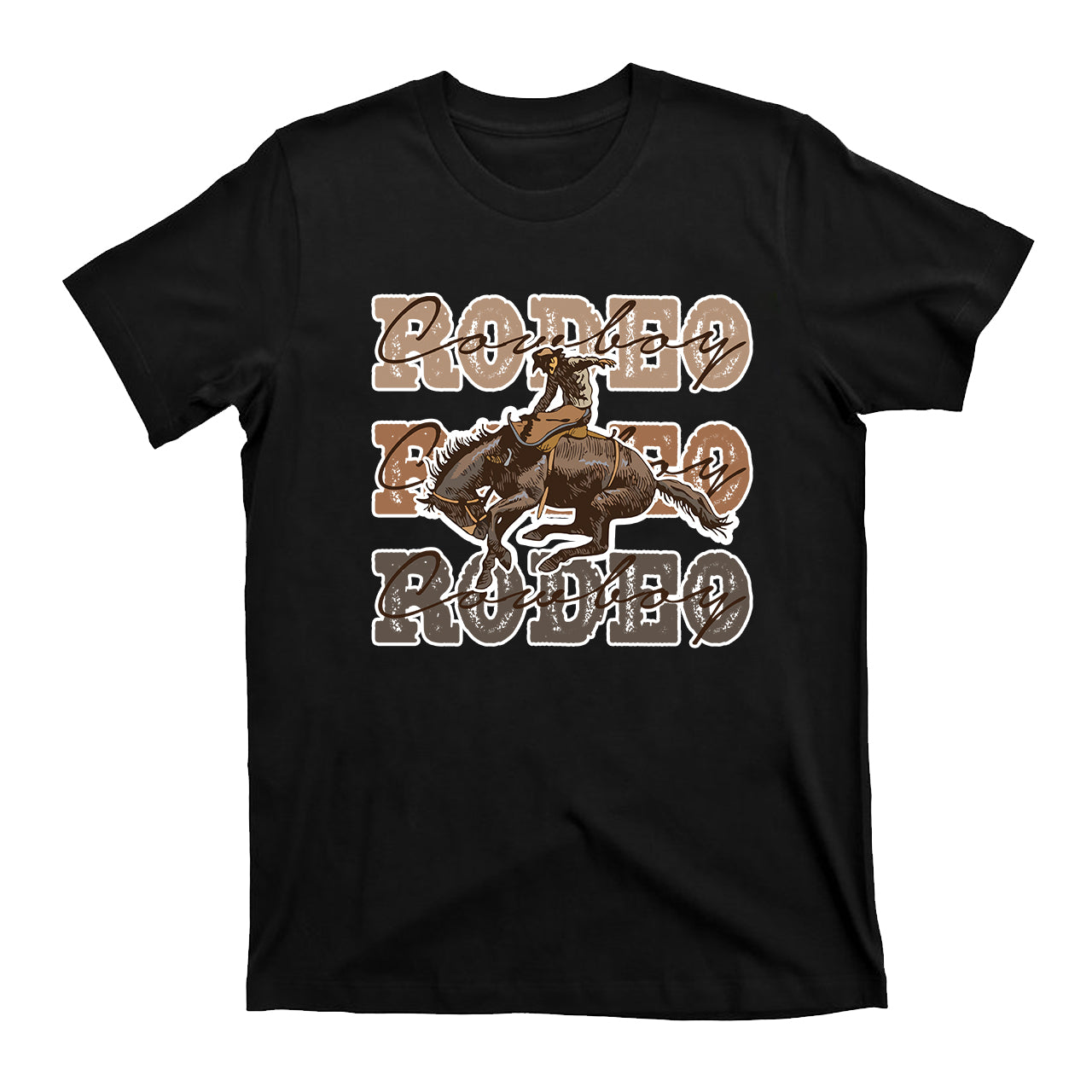 Cowboy Horse Riding Vintage Rodeo T-Shirts