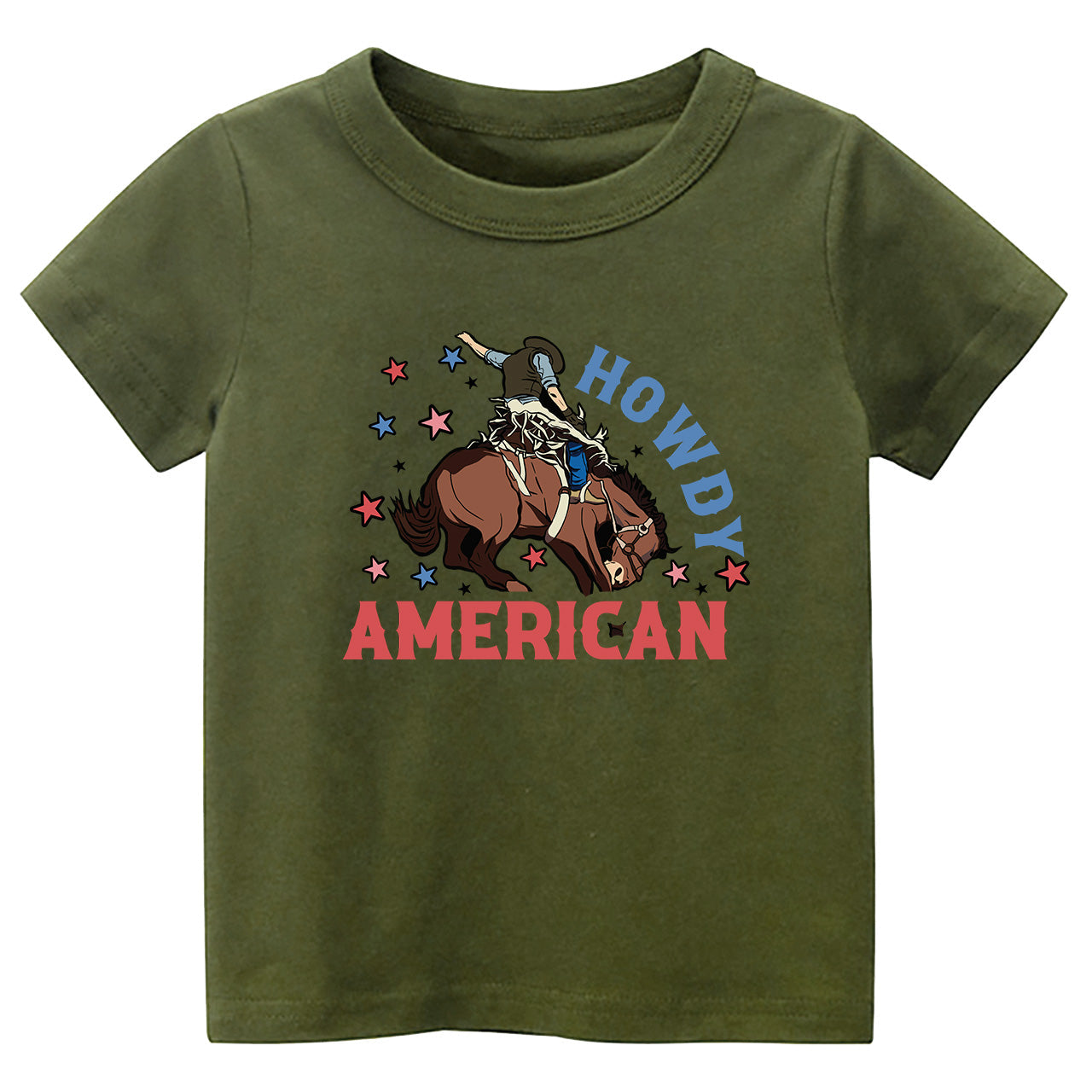 Howdy American Cowboy Kids T-shirt