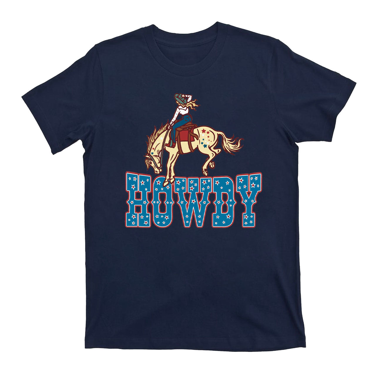 Howdy America Cowgirl Retro Cowboy T-Shirts