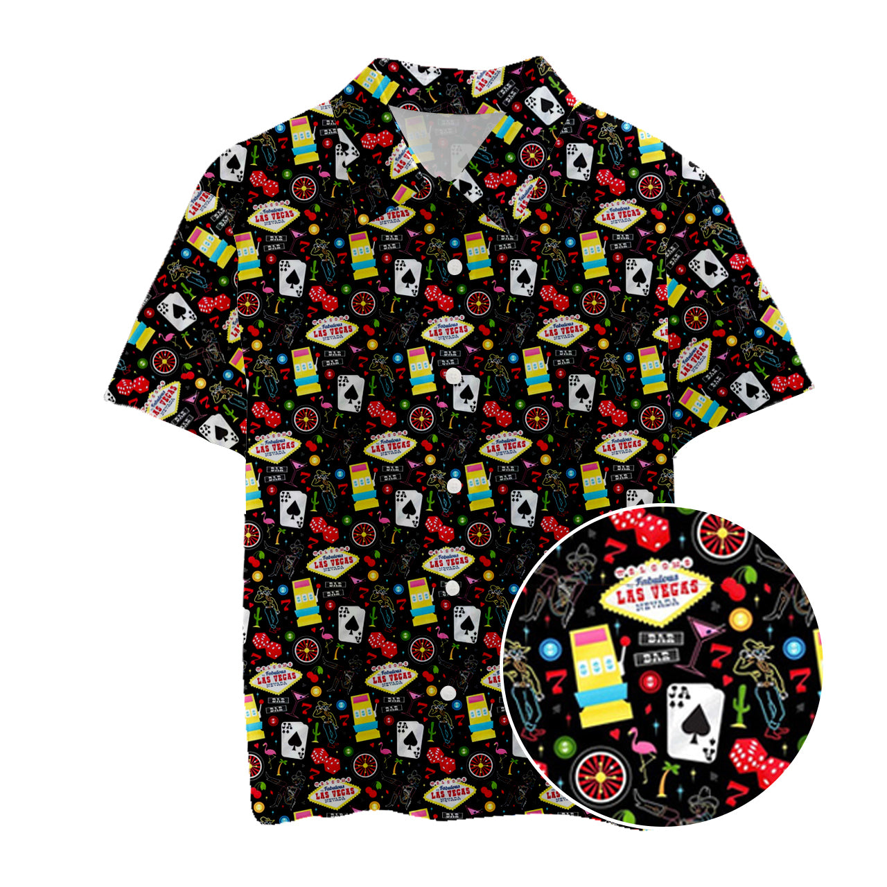 Games Western Pattern Button Up Shirts