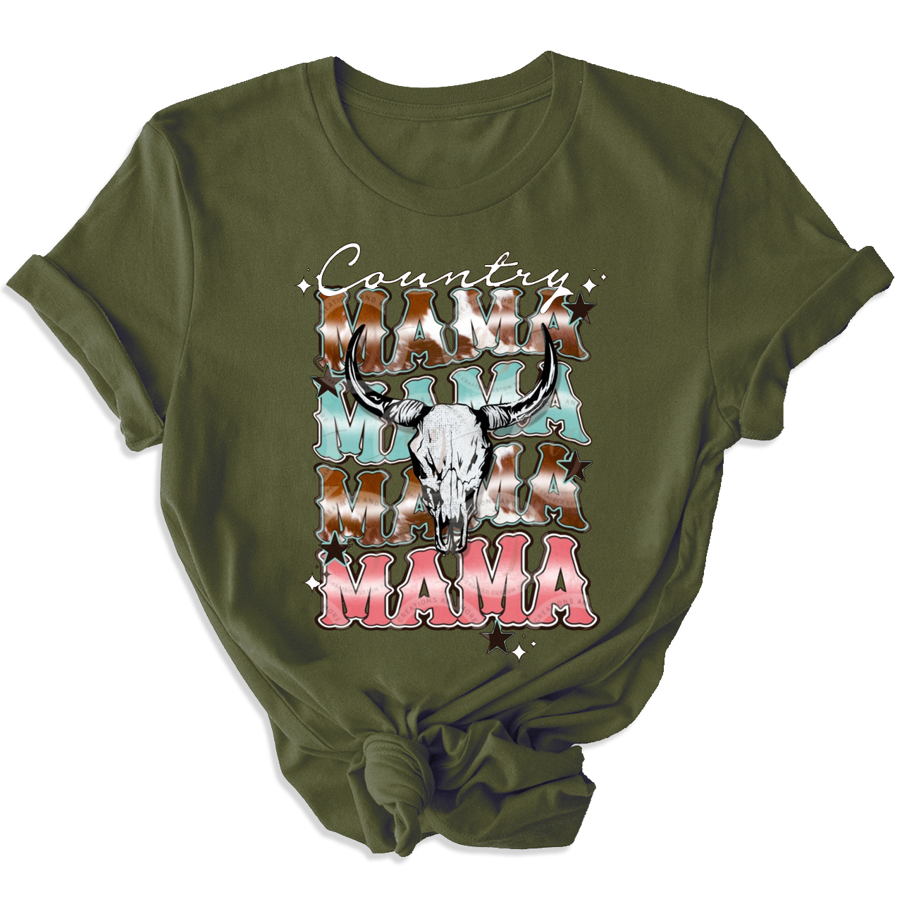 Western Country Mama Cowgirl T-shirt