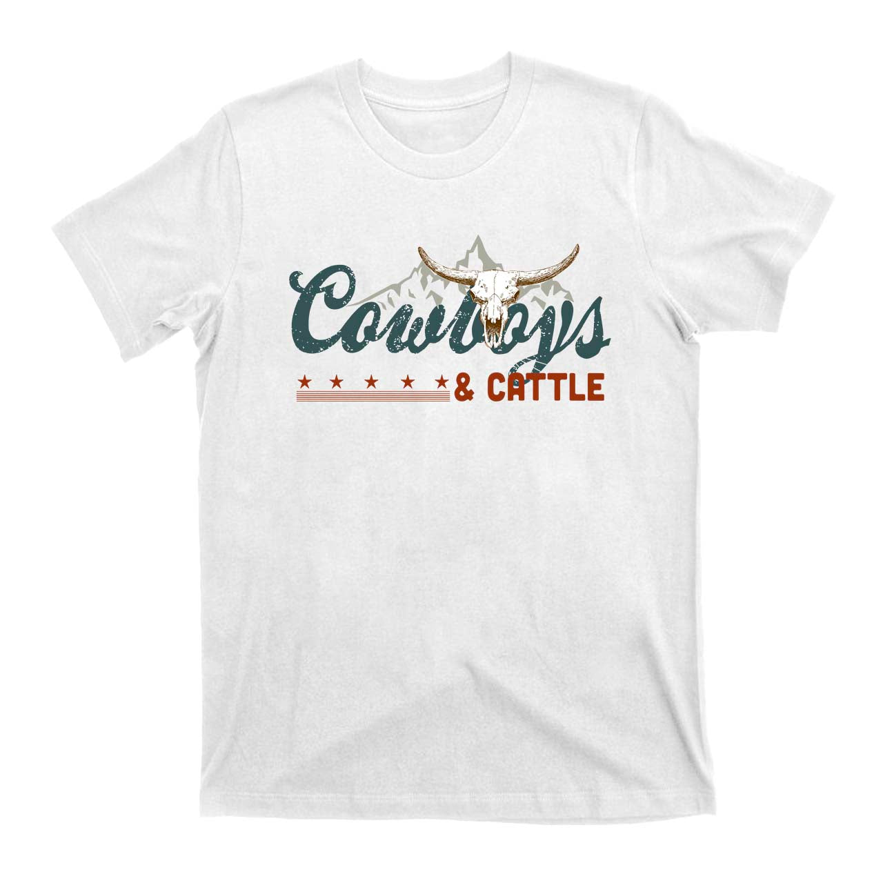 Cowboy & Cattle Western Graphic Tees