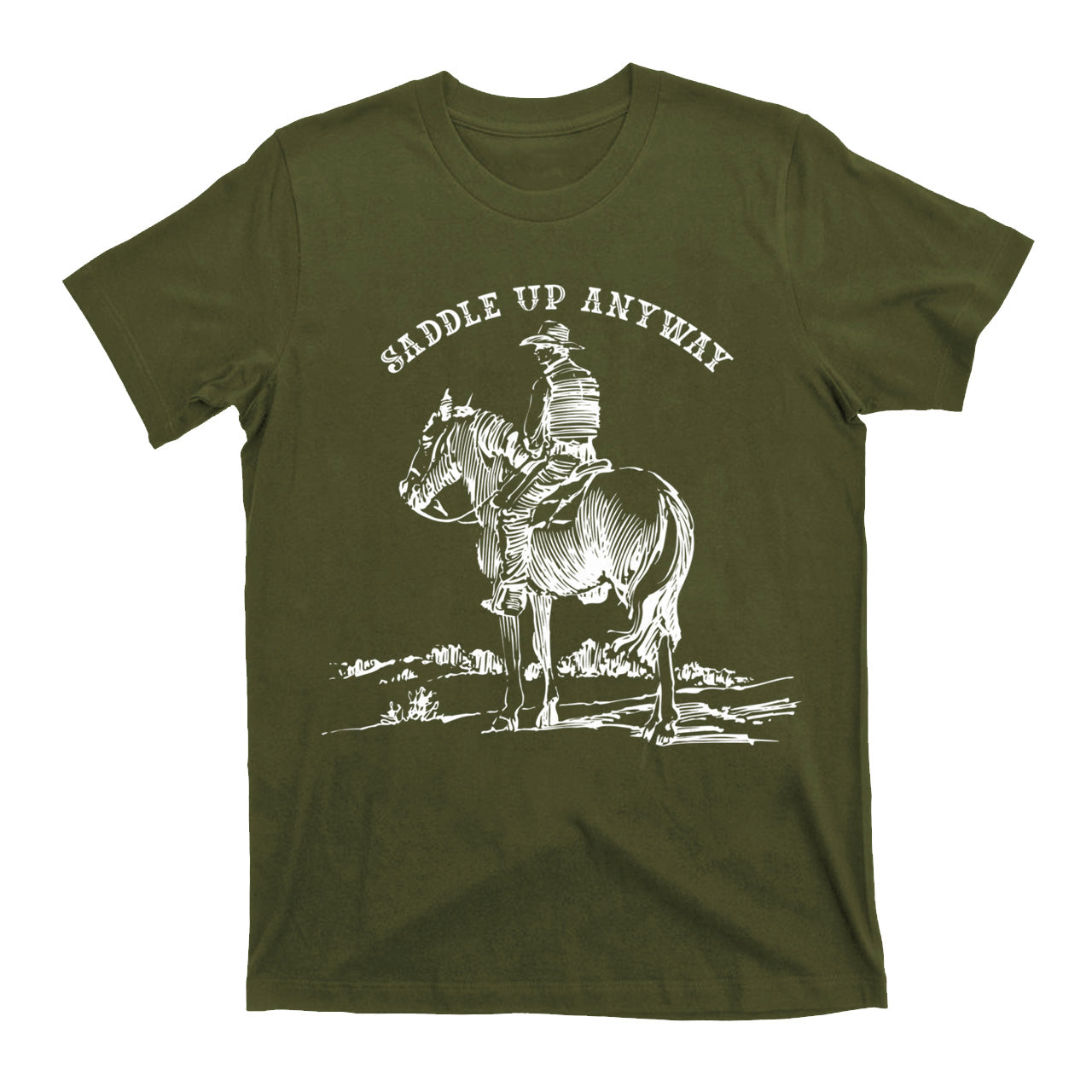 Saddle Up Anyway Old West T-Shirts