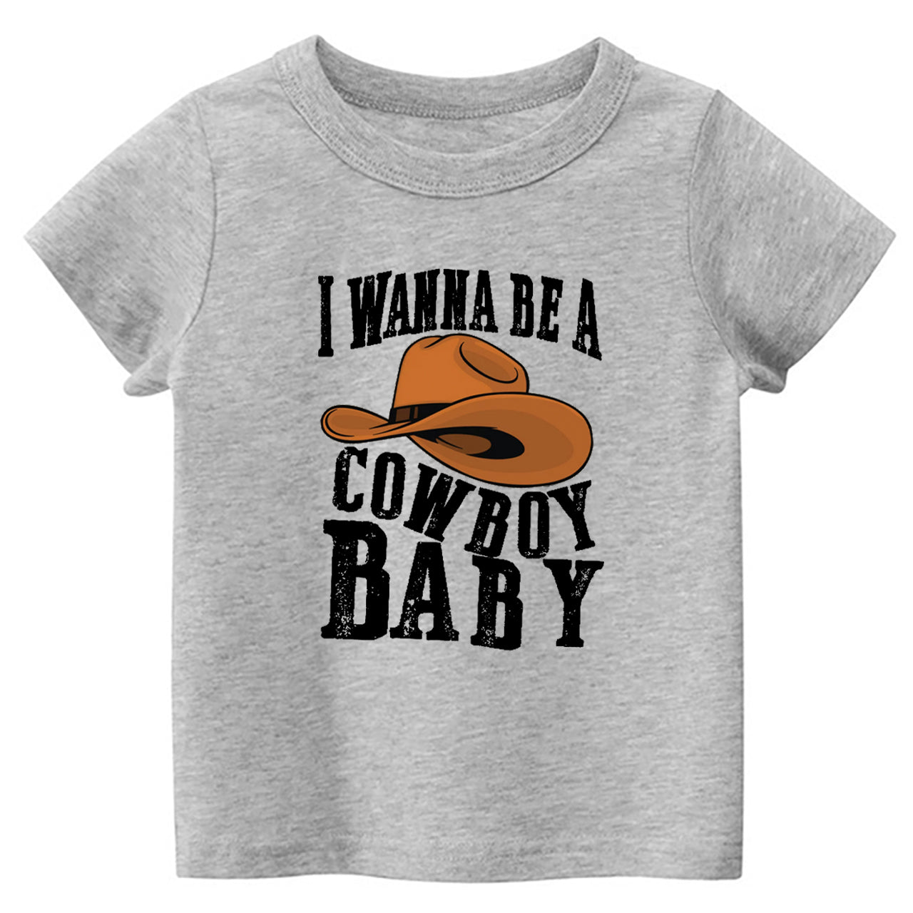 I Wanna Be A Cowboy Kids T-shirt