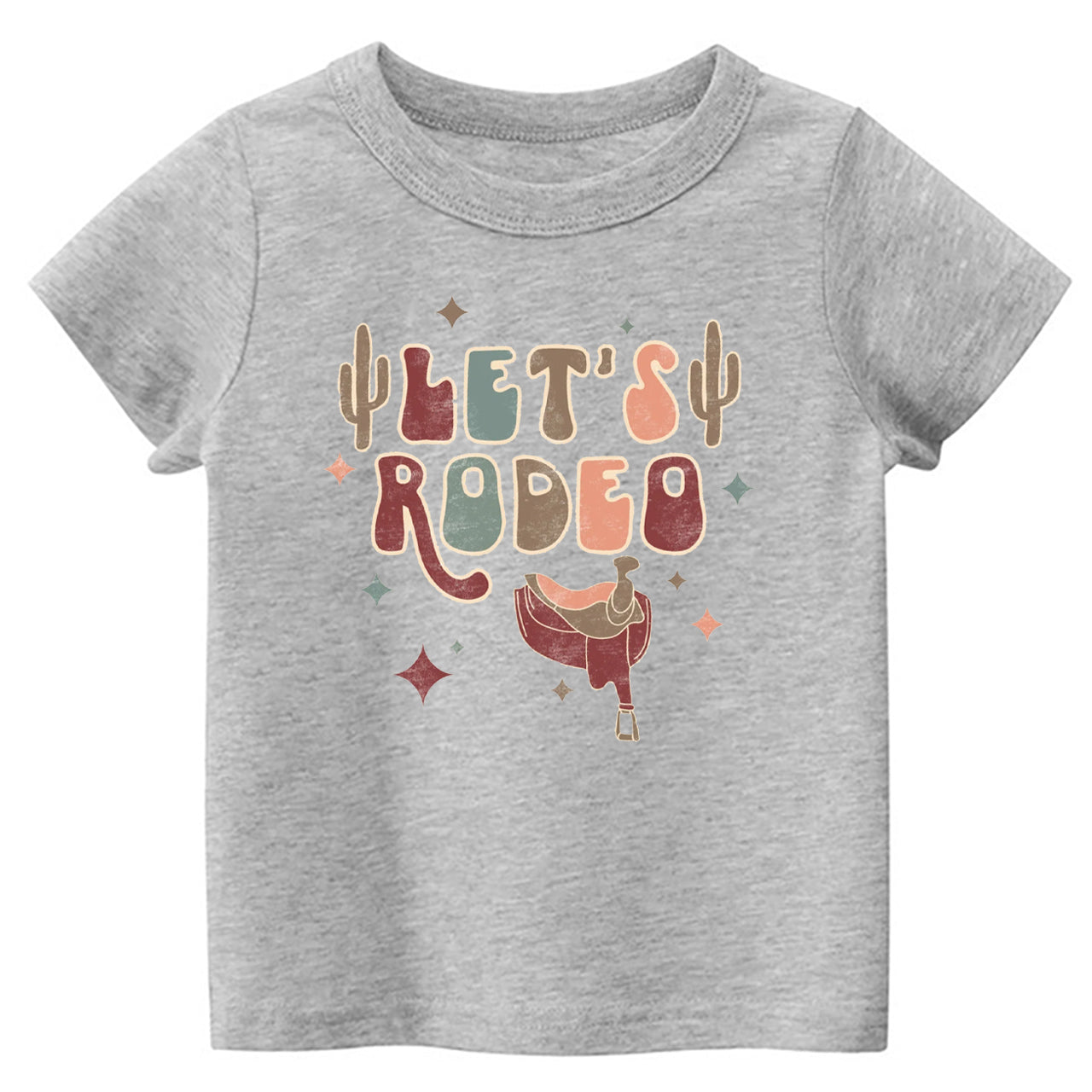 Lets Rodeo Funny Cowboy Kids T-shirt