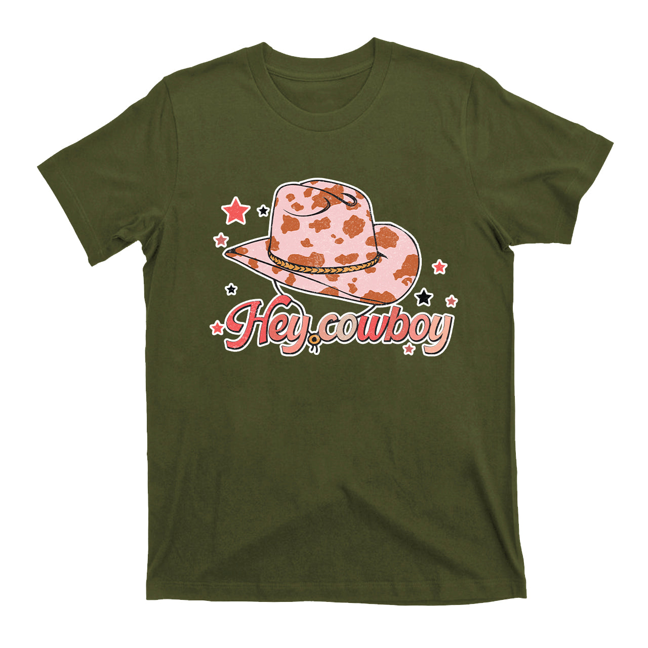 Hey Cowboy - Vintage Country Cowboy T-Shirt