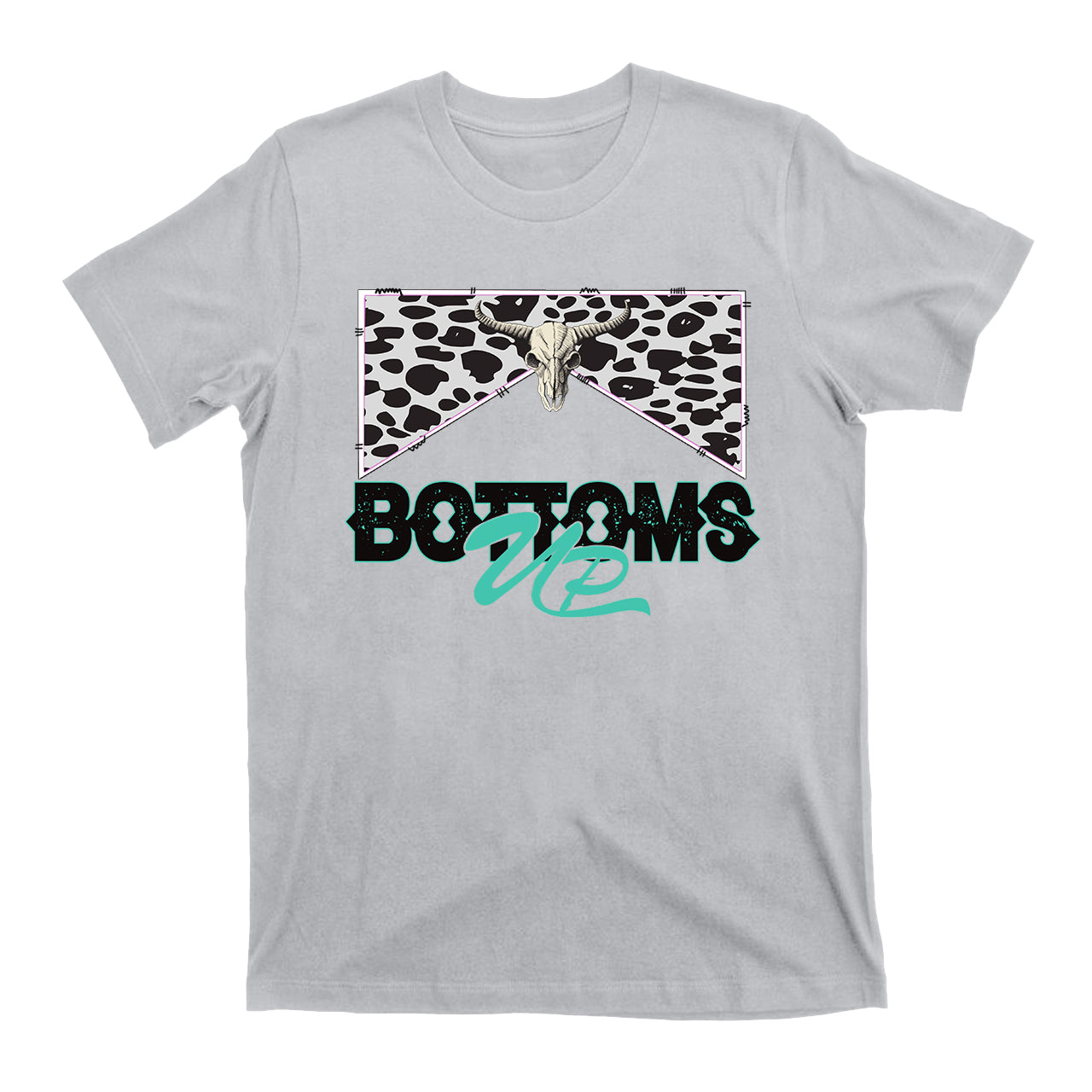 Bottom Up Cowboy Western T-Shirt