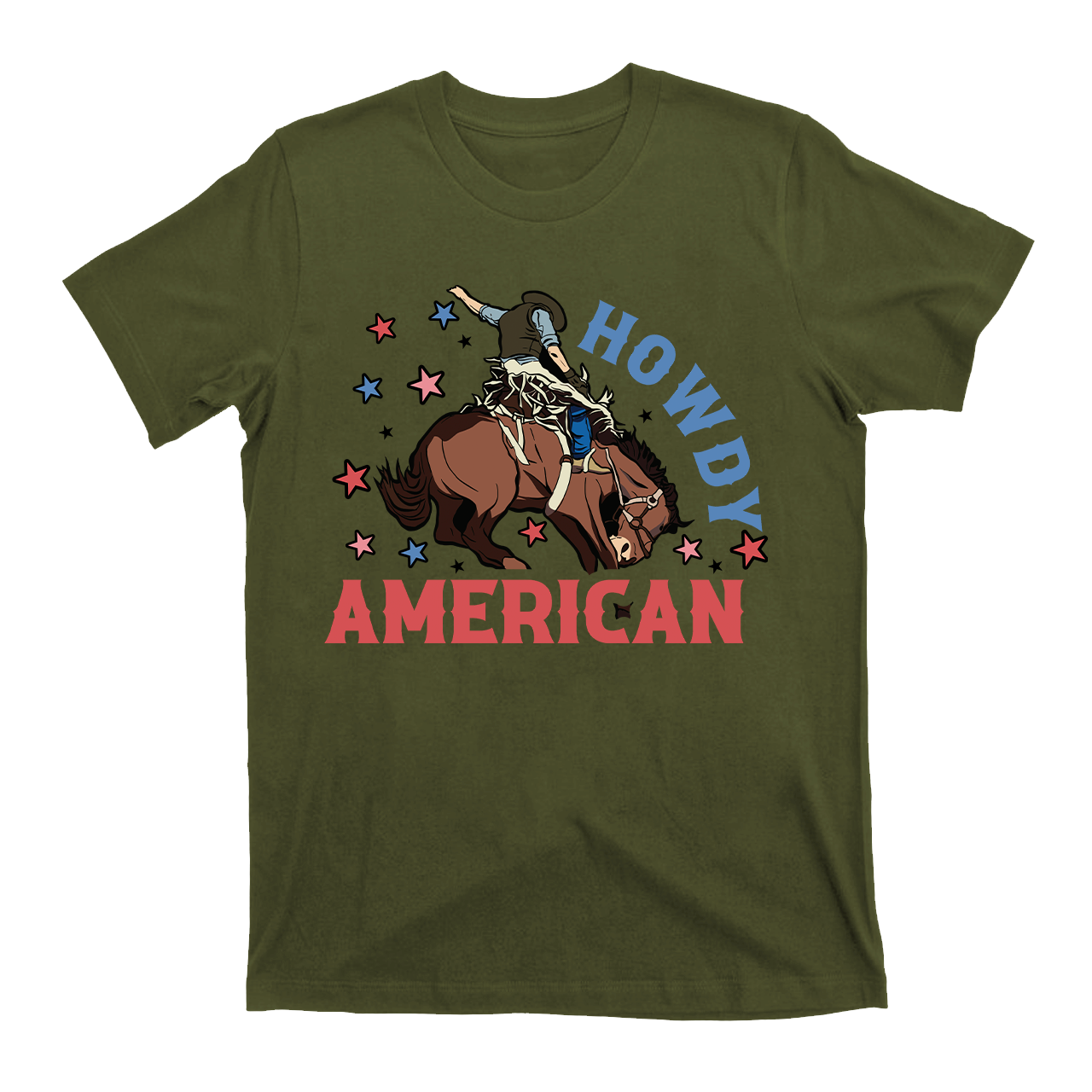 Howdy American Independence Day T-Shirts