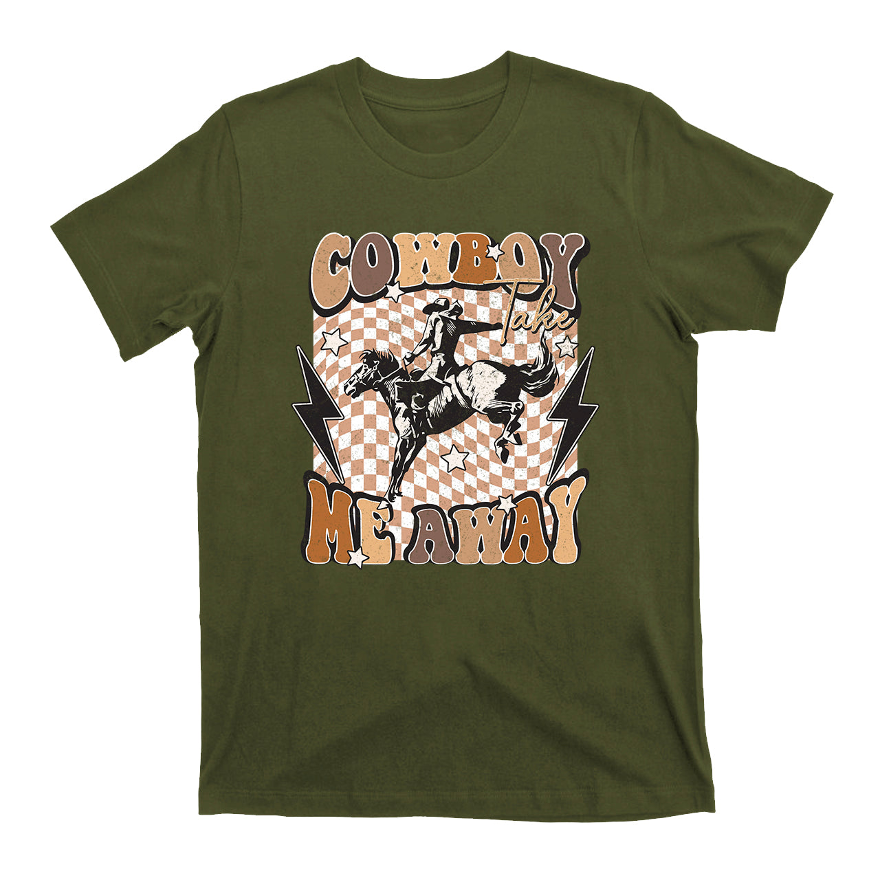 Cowboy Take Me Away Vintage T-Shirts