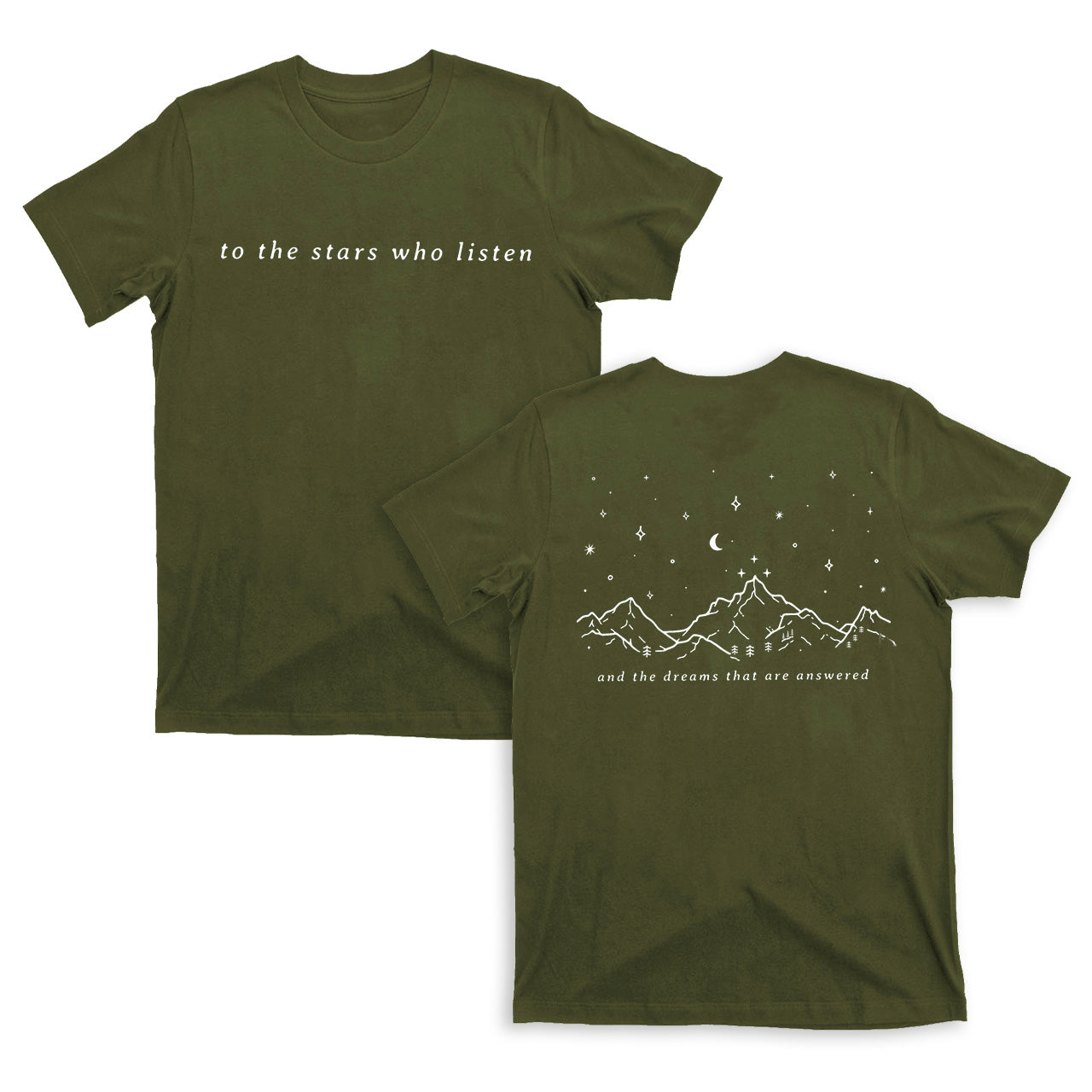 To The Stars Who Listen Western Cowboy T-shirts