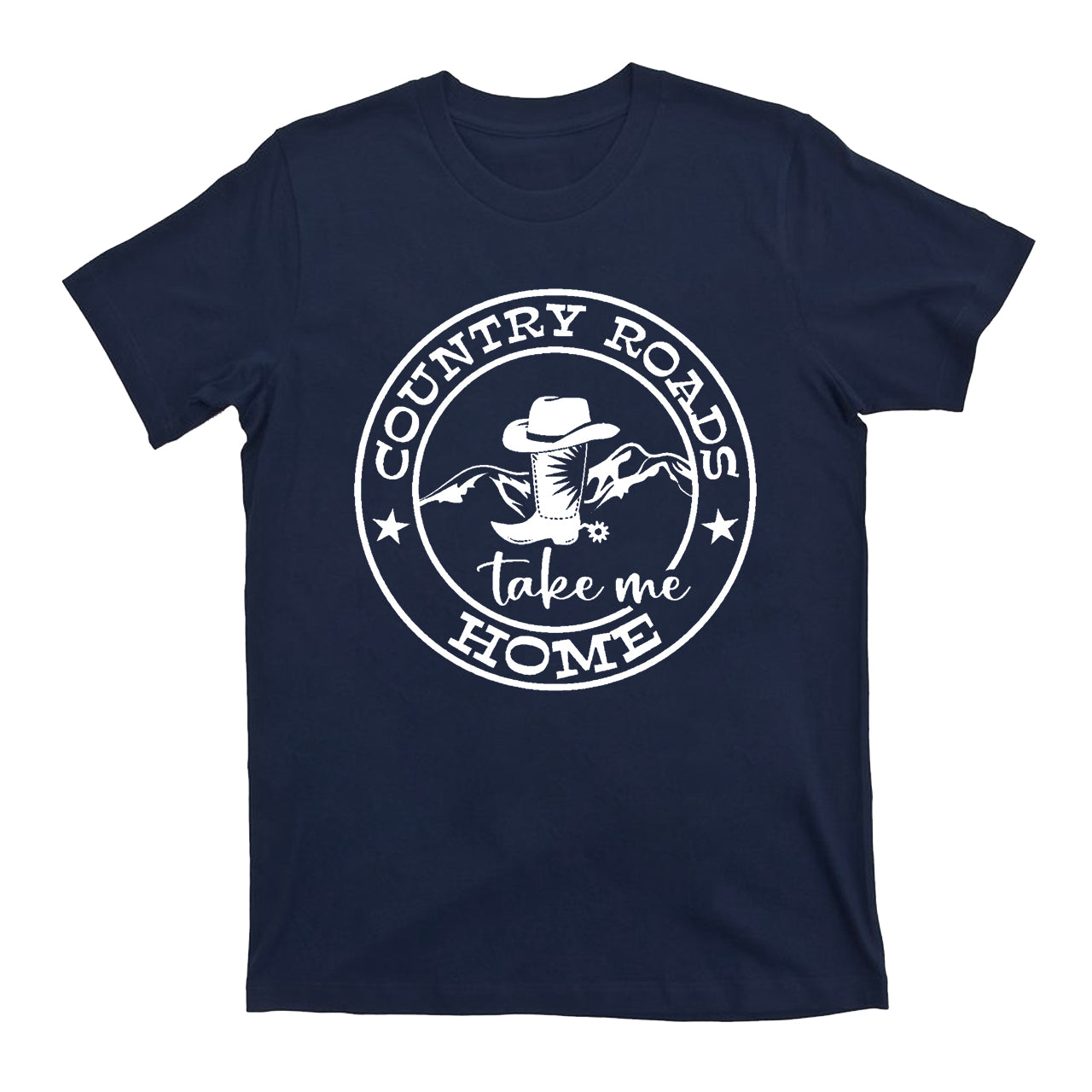 Country Roads Take Me Home Cowboy T-Shirts