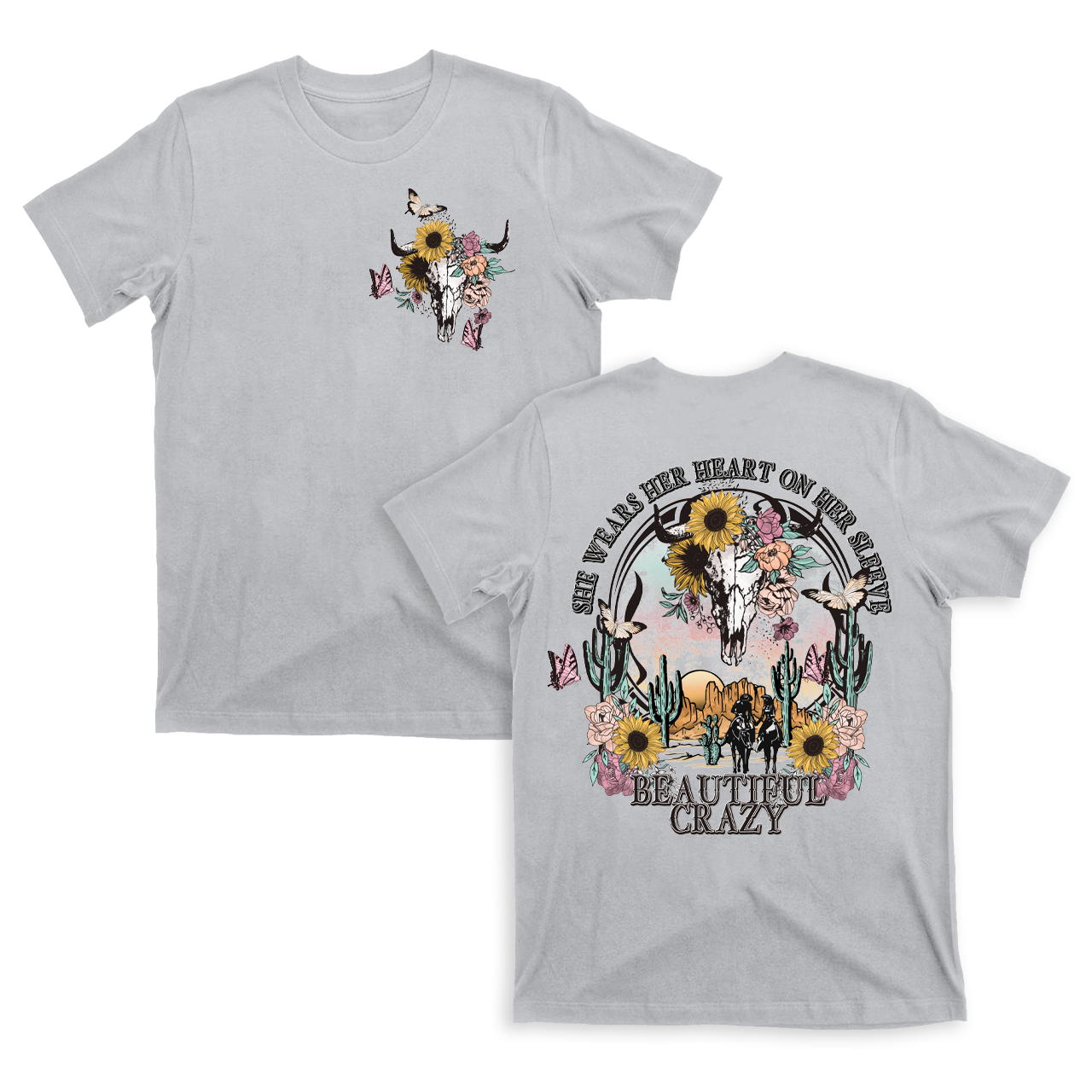 Beautiful Crazy Cowboy T-Shirts
