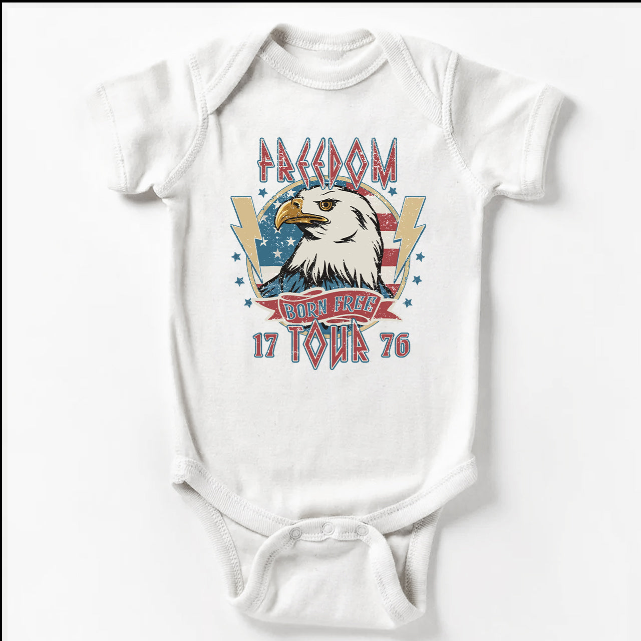 Freedom Born Free 1776 Tour Baby Bodysuit