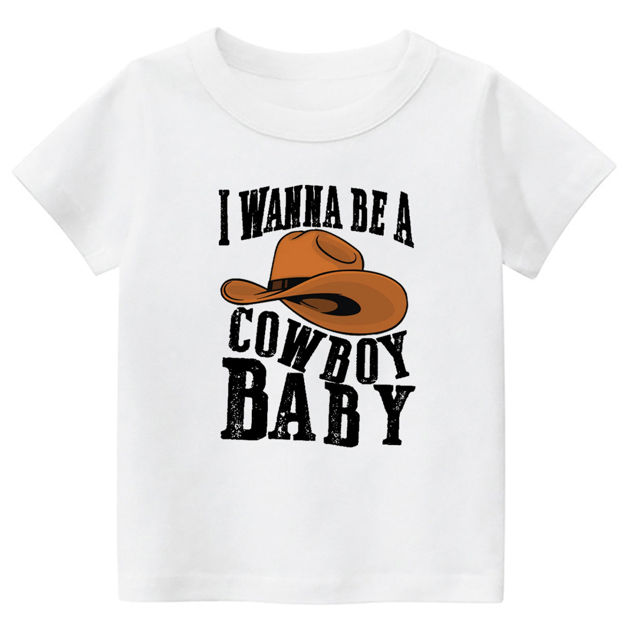 I Wanna Be A Cowboy Kids T-shirt