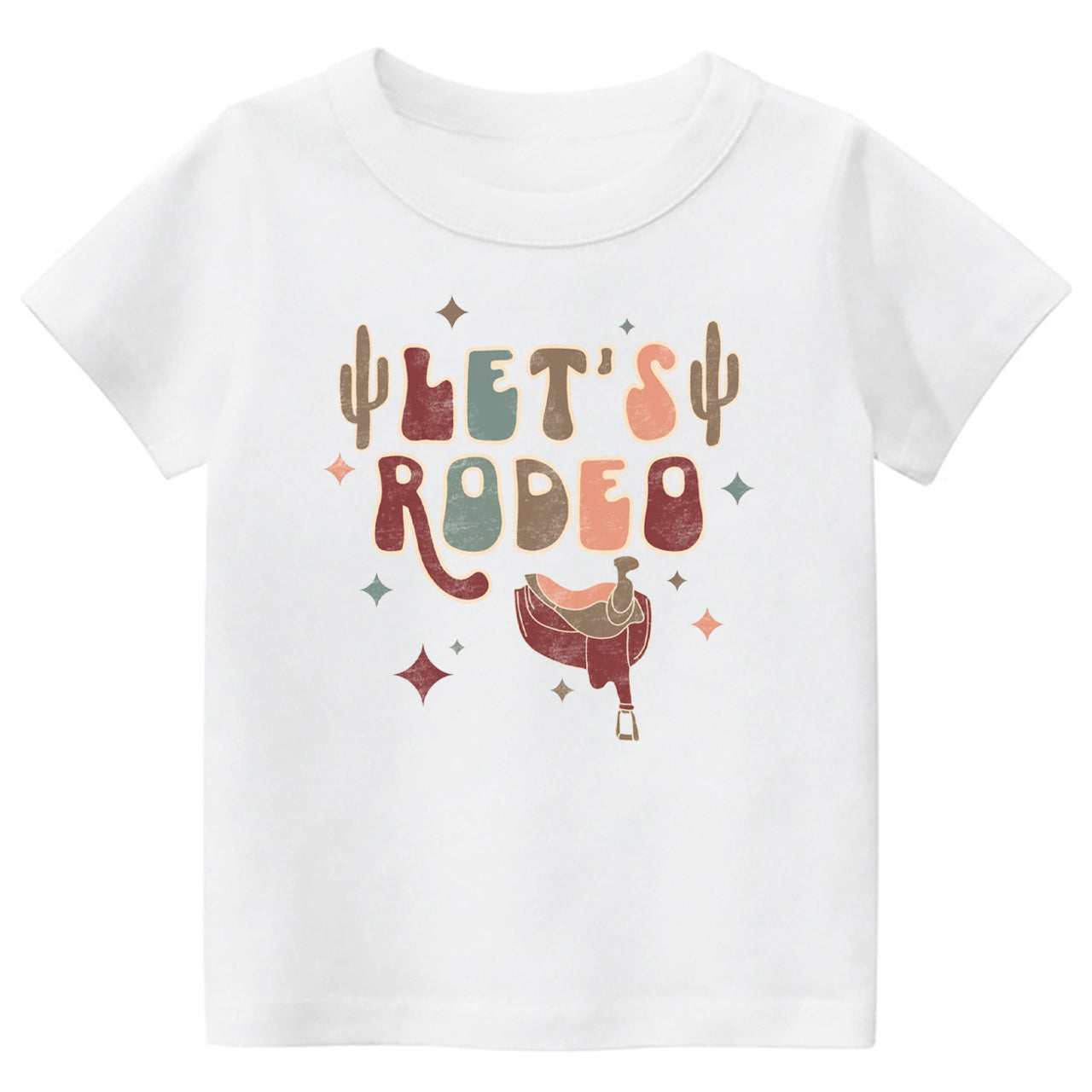 Lets Rodeo Funny Cowboy Kids T-shirt