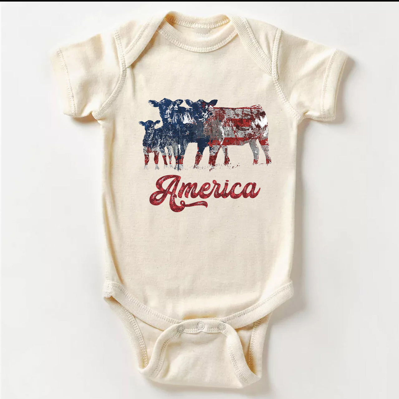 America 4th Of July Memorial Day Baby Bodysuit