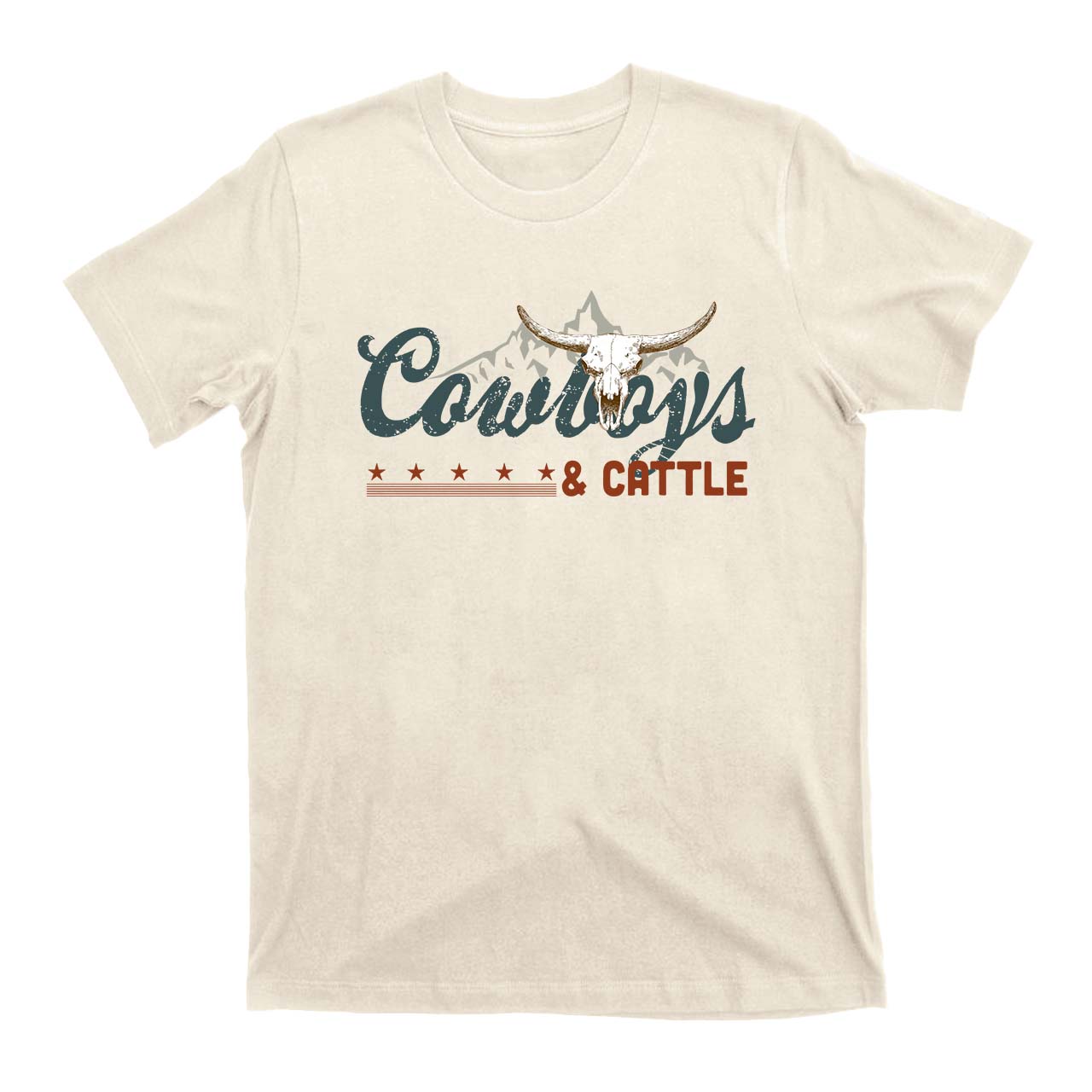 Cowboy & Cattle Western Graphic Tees