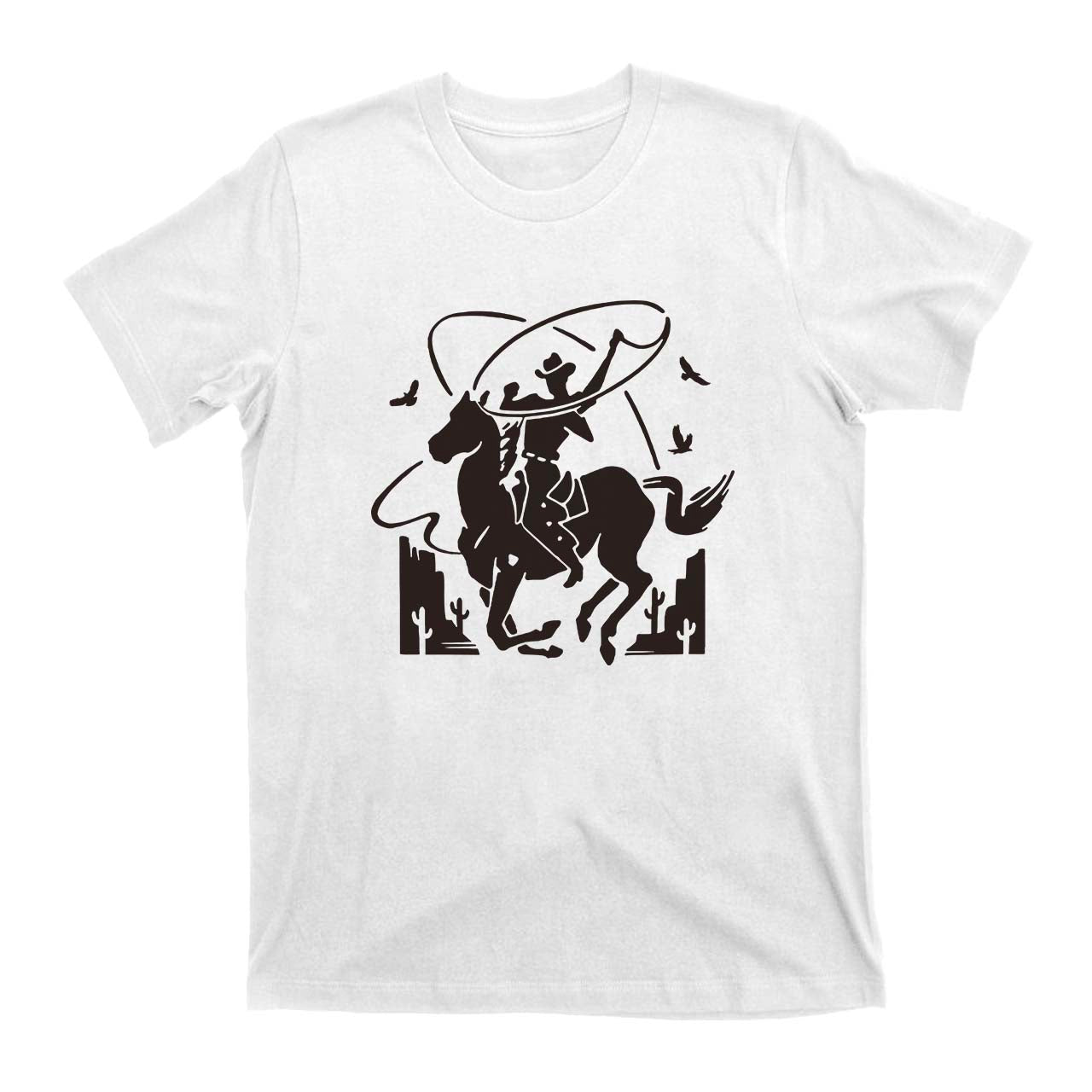 Vintage Horseback Riding Cowboy T-Shirts