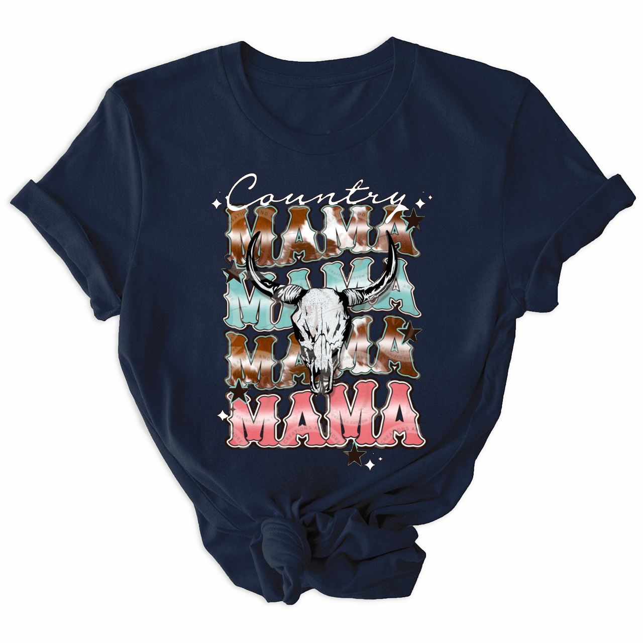 Western Country Mama Cowgirl T-shirt