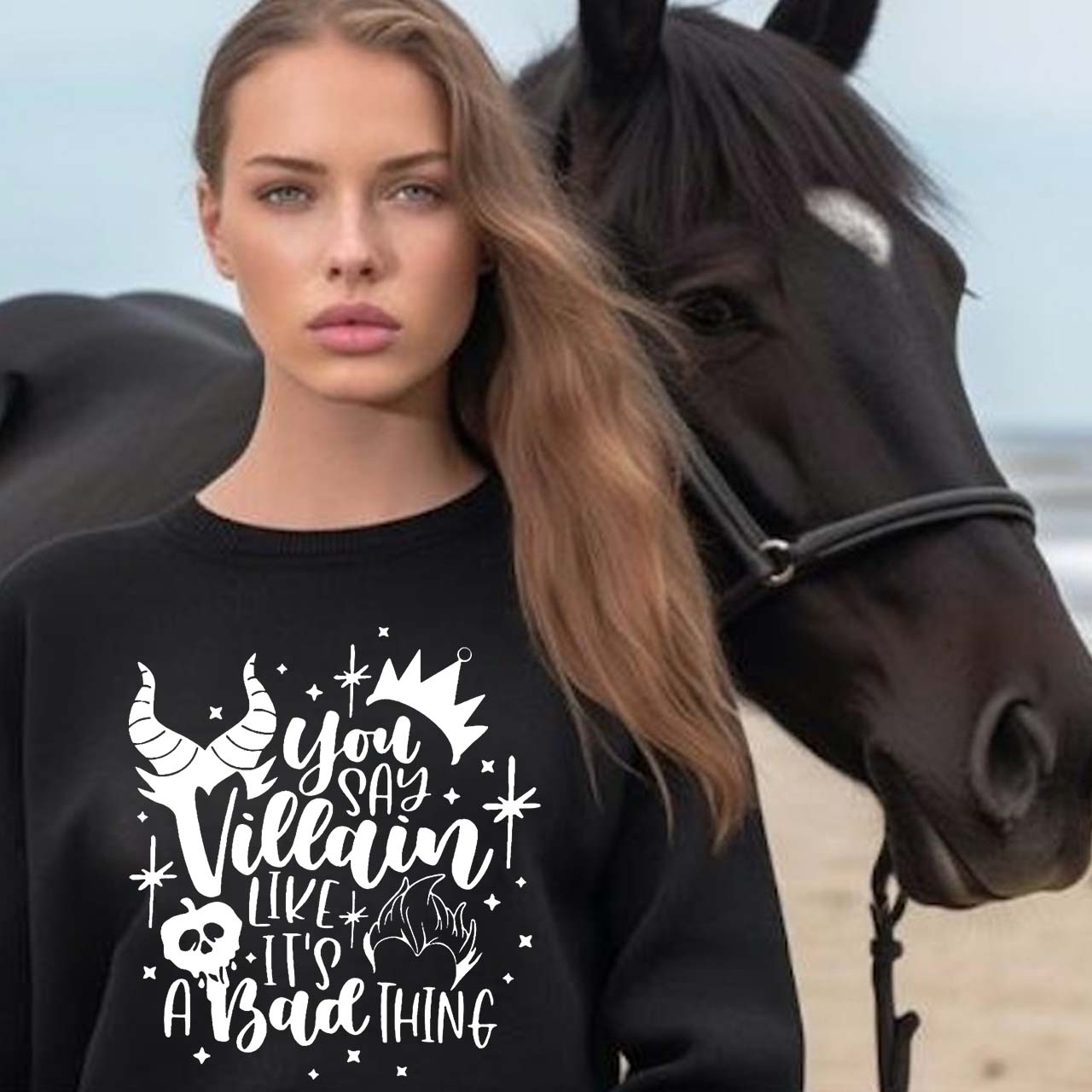 You Say Villain Like It’s A Bad Thing Halloween Sweatshirt