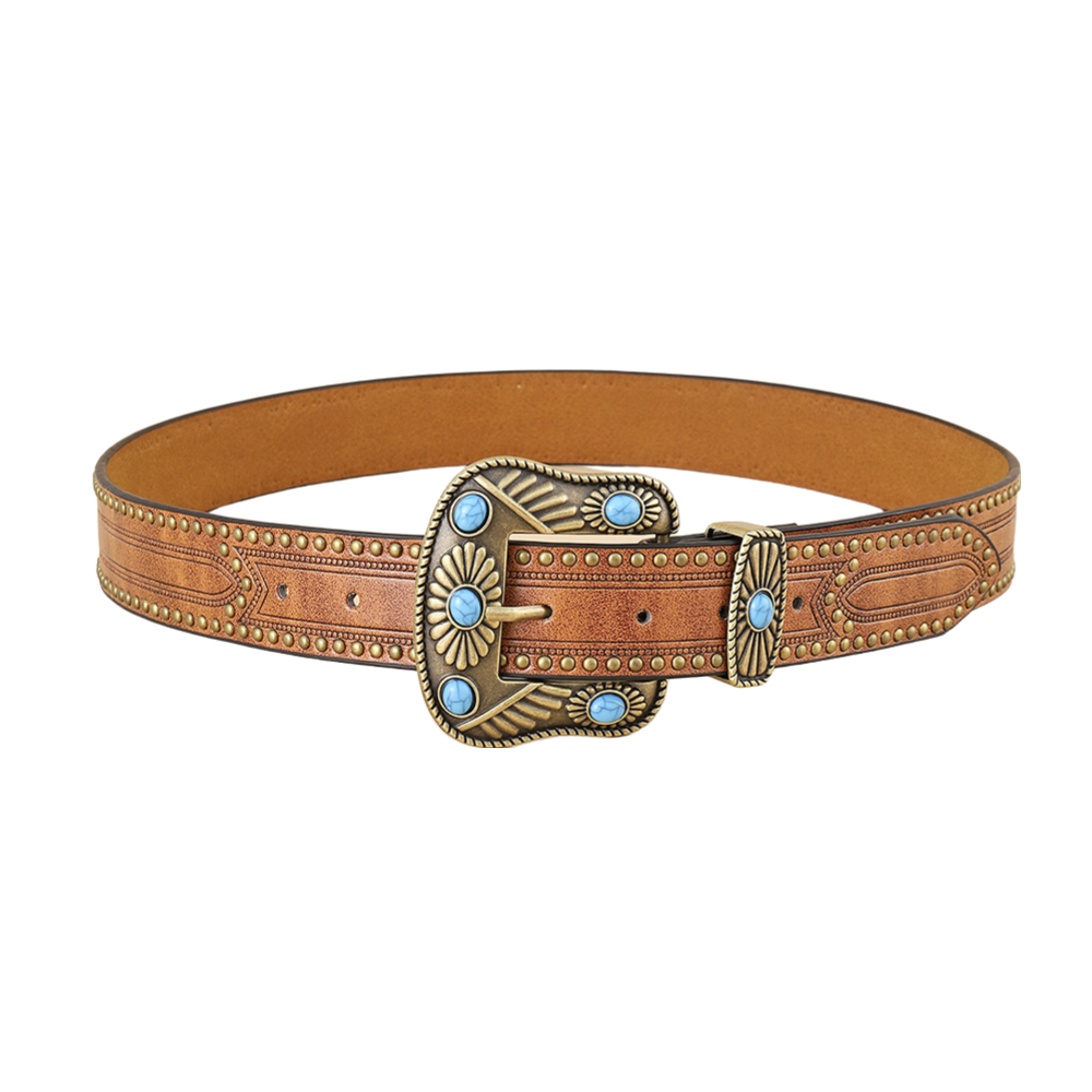 Cowboy Western Vintage Turquoise Belt