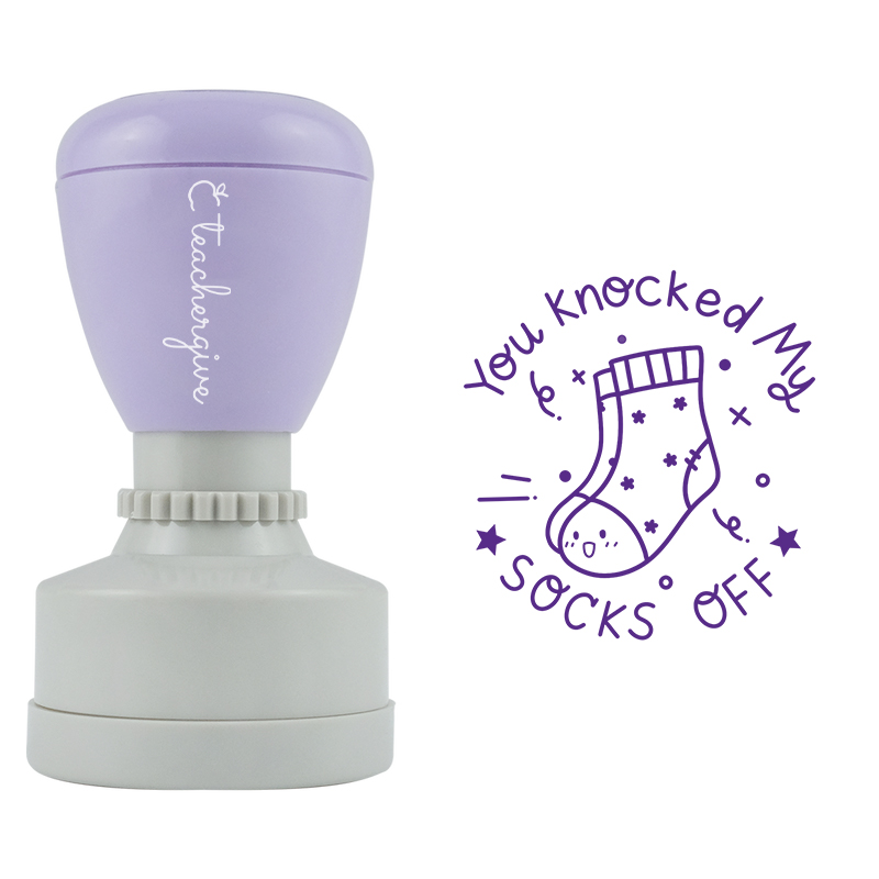You Knocked My Socks Off Stamp