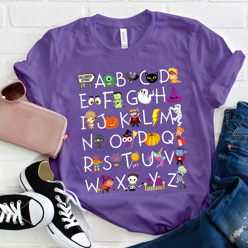 Halloween Alphabet T-Shirt