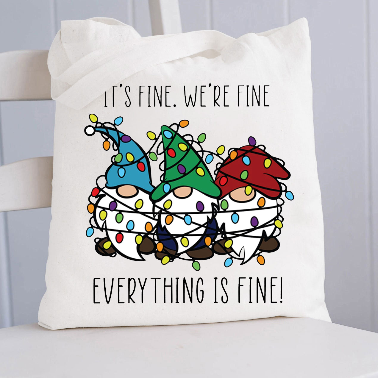 Everything Is Fine Teacher Teacher Tote Bag