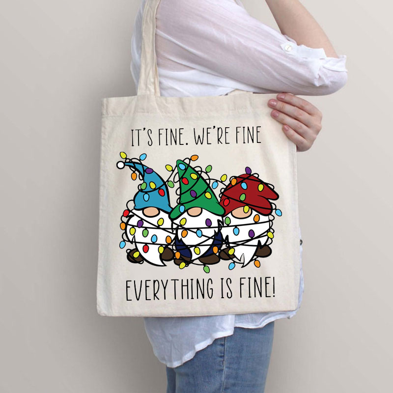 Everything Is Fine Teacher Teacher Tote Bag
