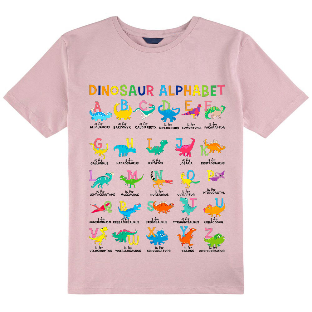 Dinosaur Alphabet Kids T-Shirt