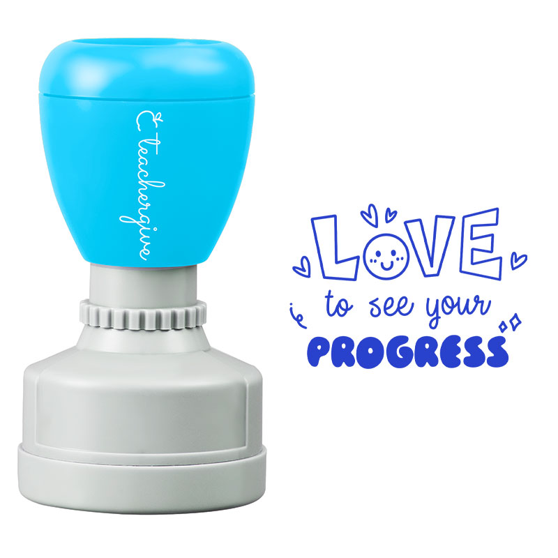 Love To See Your Progress Teacher Stamp