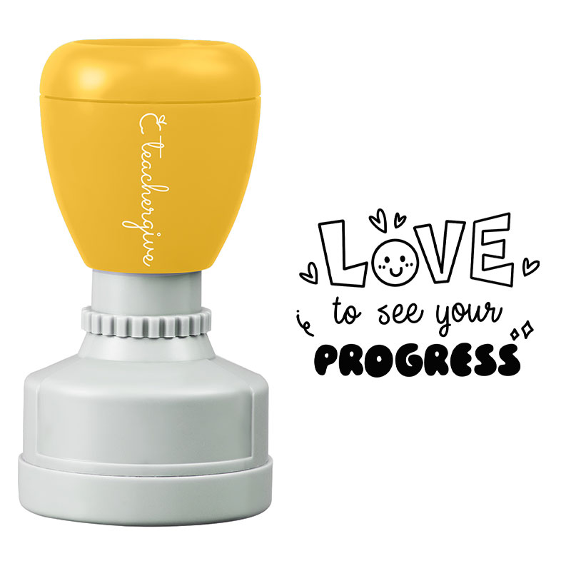 Love To See Your Progress Teacher Stamp