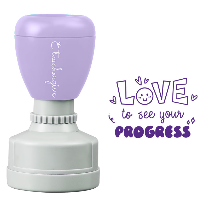 Love To See Your Progress Teacher Stamp